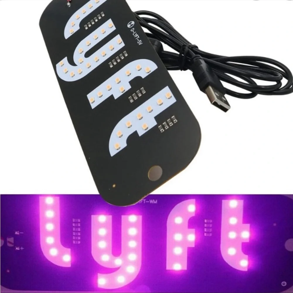 driver | Accessories | Driver Window Suction Cup Led Lyft Sign | Poshmark
